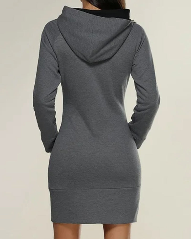 Casual Lange Katoenen Hoodie Hoodie voor Dames | Comfortabel & Stijlvol voor Dagelijks Gebruik - Gertrude