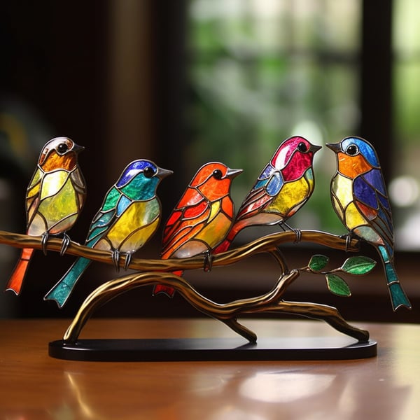 Vogels Ornament Decoratie - Acryle