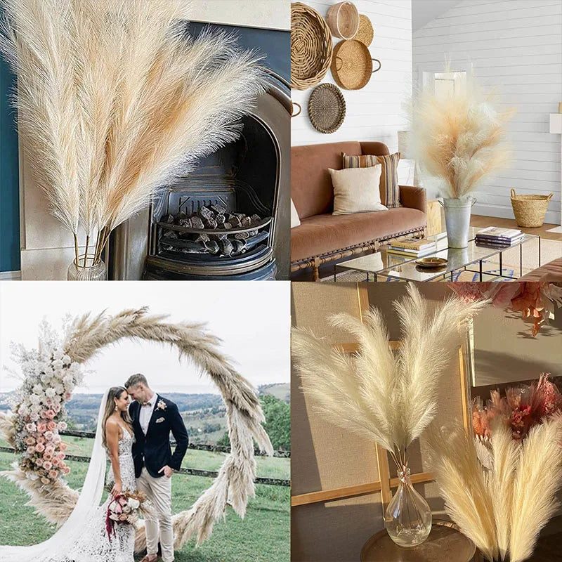 FloralBoho | Kunstmatige Pampas Boho Decoratieve Bloemen | Decoratie voor Thuis, Feesten en Bruiloften