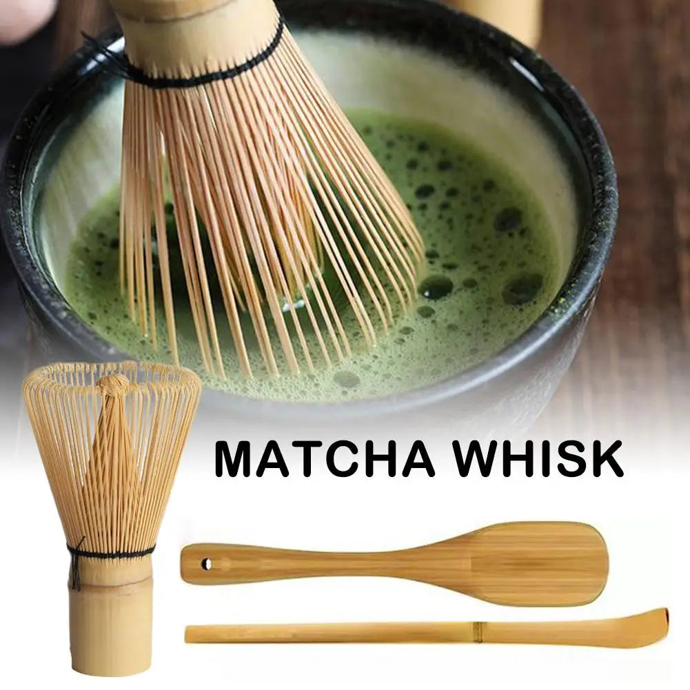 Authentieke bamboe matcha garde whisk klopper set - BambChaa