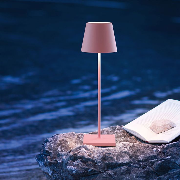 Dimbare Lange Tafellamp | Luxe design - Kleurenlamp