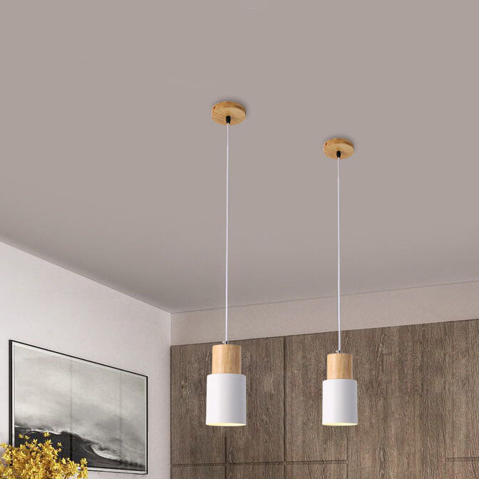 SinglePend - Nordic Macaron cilinder aluminium 1-lichts LED hanglamp