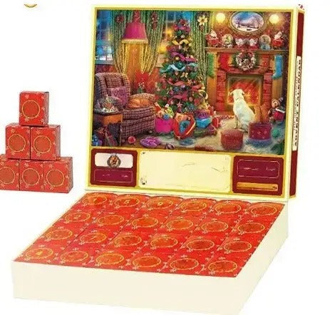 Kerst Countdown Puzzel Adventskalender 2024 | 24-delige Vakantie Puzzel Set | Leuk Kerstcadeau voor Kinderen & Volwassenen - Kallio