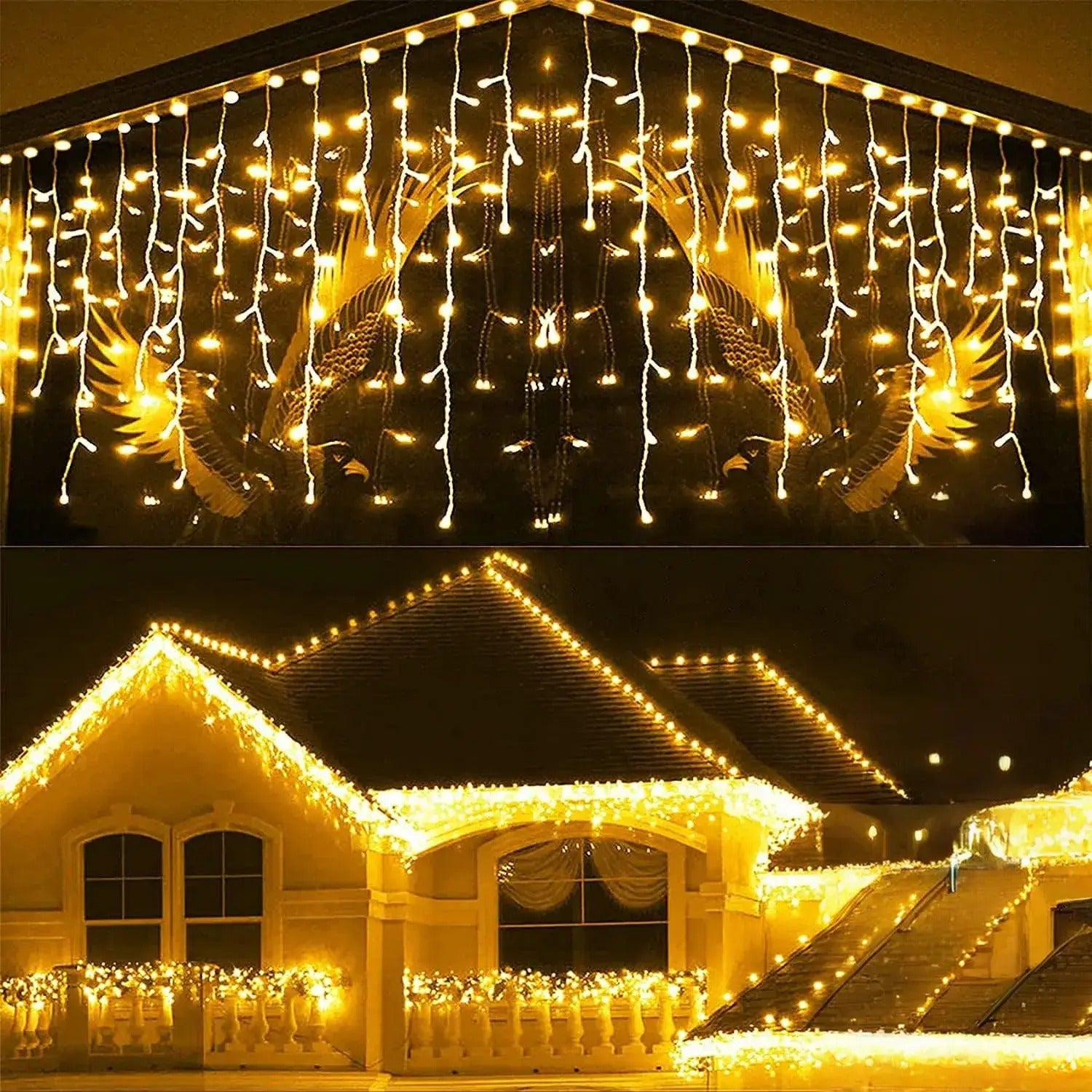 Feestelijke Buitengordijnverlichting | Verlicht uw Feest en Decoratie - LumiRide