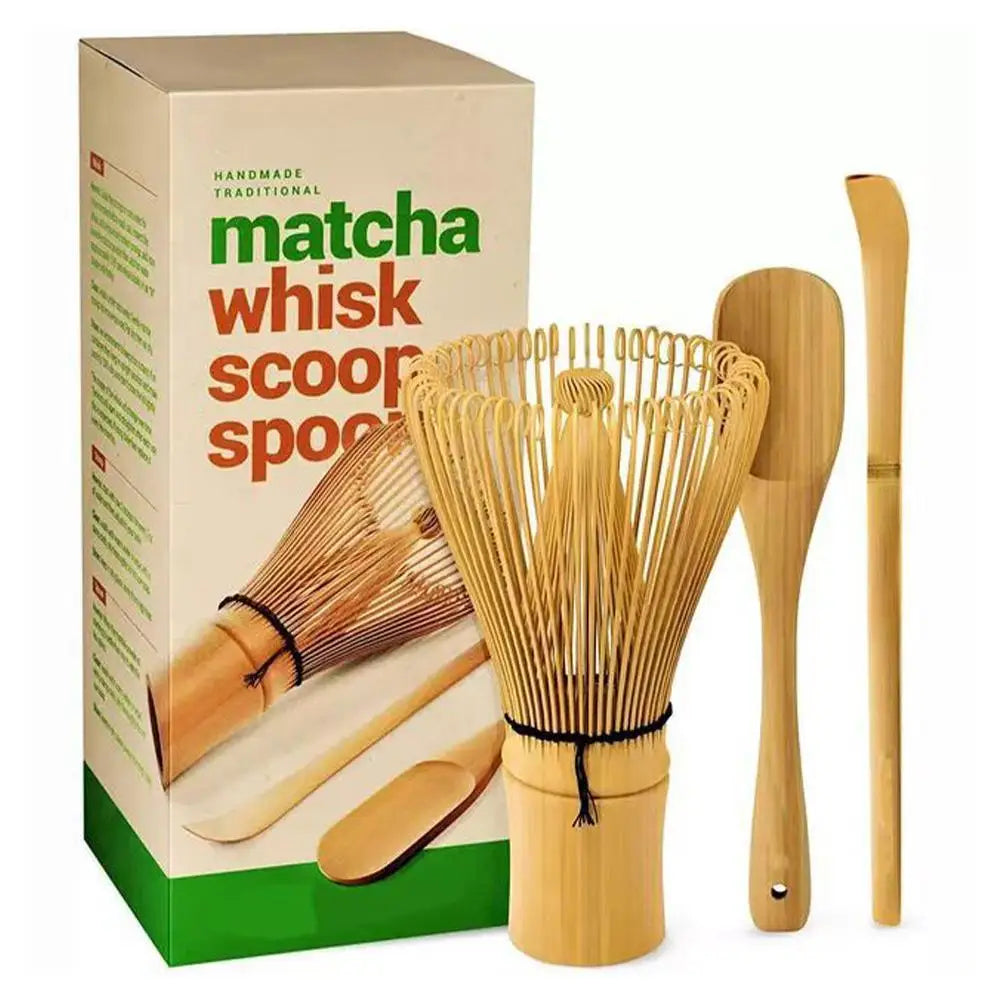 Authentieke bamboe matcha garde whisk klopper set - BambChaa