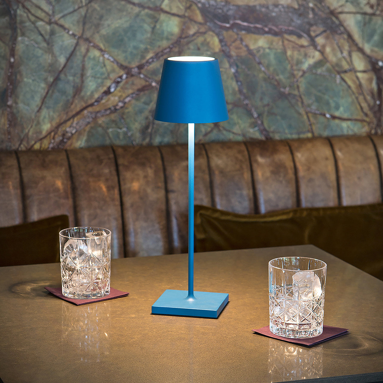 Dimbare Lange Tafellamp | Luxe design - Kleurenlamp