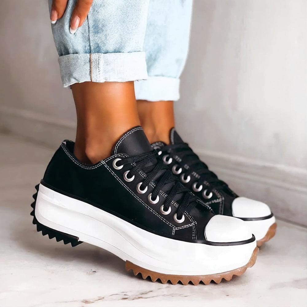 Elegante Vrouwen Sneakers Met Hoge Hakken - Freenah