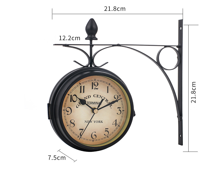 Dubbelzijdige Wandklok - SideClock