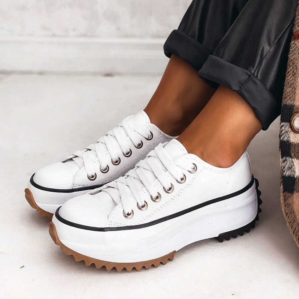 Elegante Vrouwen Sneakers Met Hoge Hakken - Freenah