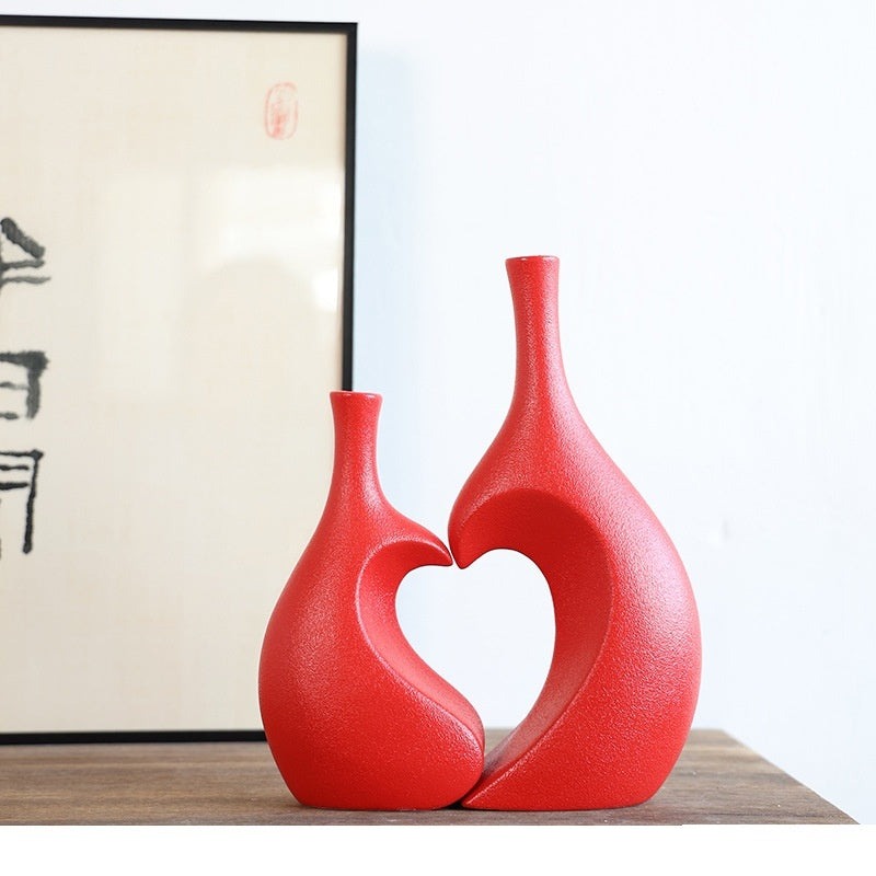 Hart - Ceramic Couple | Stijlvolle Vazen voor in huis