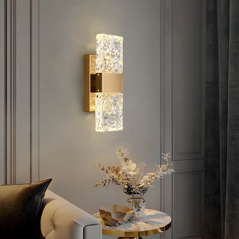 Designer Kristallen Wandlamp | Elegante Verlichting met een Moderne Kristaltouch - AuraBurst