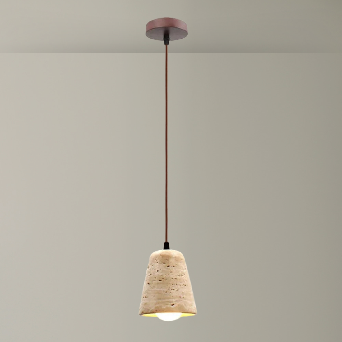 Moon Surface Pendant Light - Wabi Sabi Pendant Light