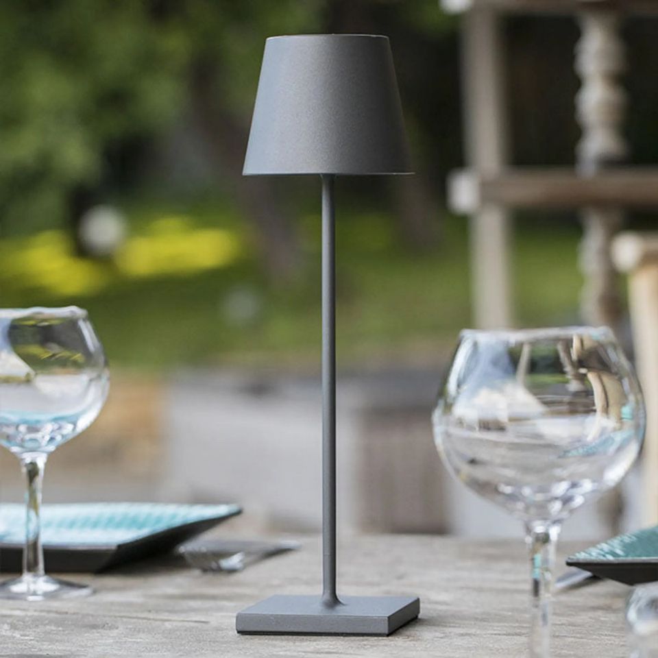 Dimbare Lange Tafellamp | Luxe design - Kleurenlamp