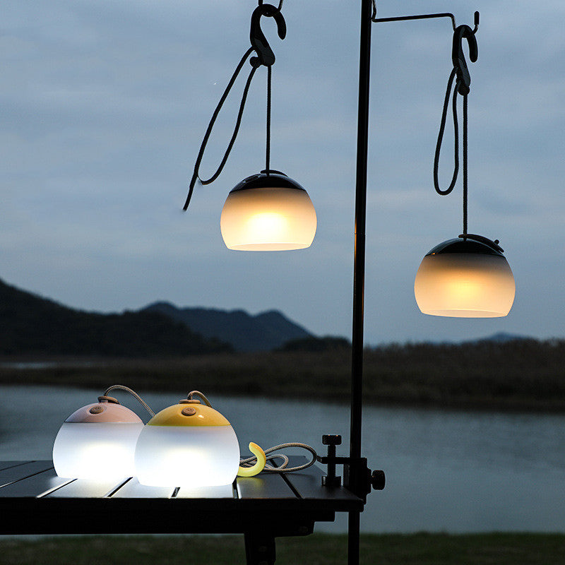 RusticLamp | Multifunctionele Vintage Camping Lamp | USB Oplaadbare Draagbare Buitenverlichting