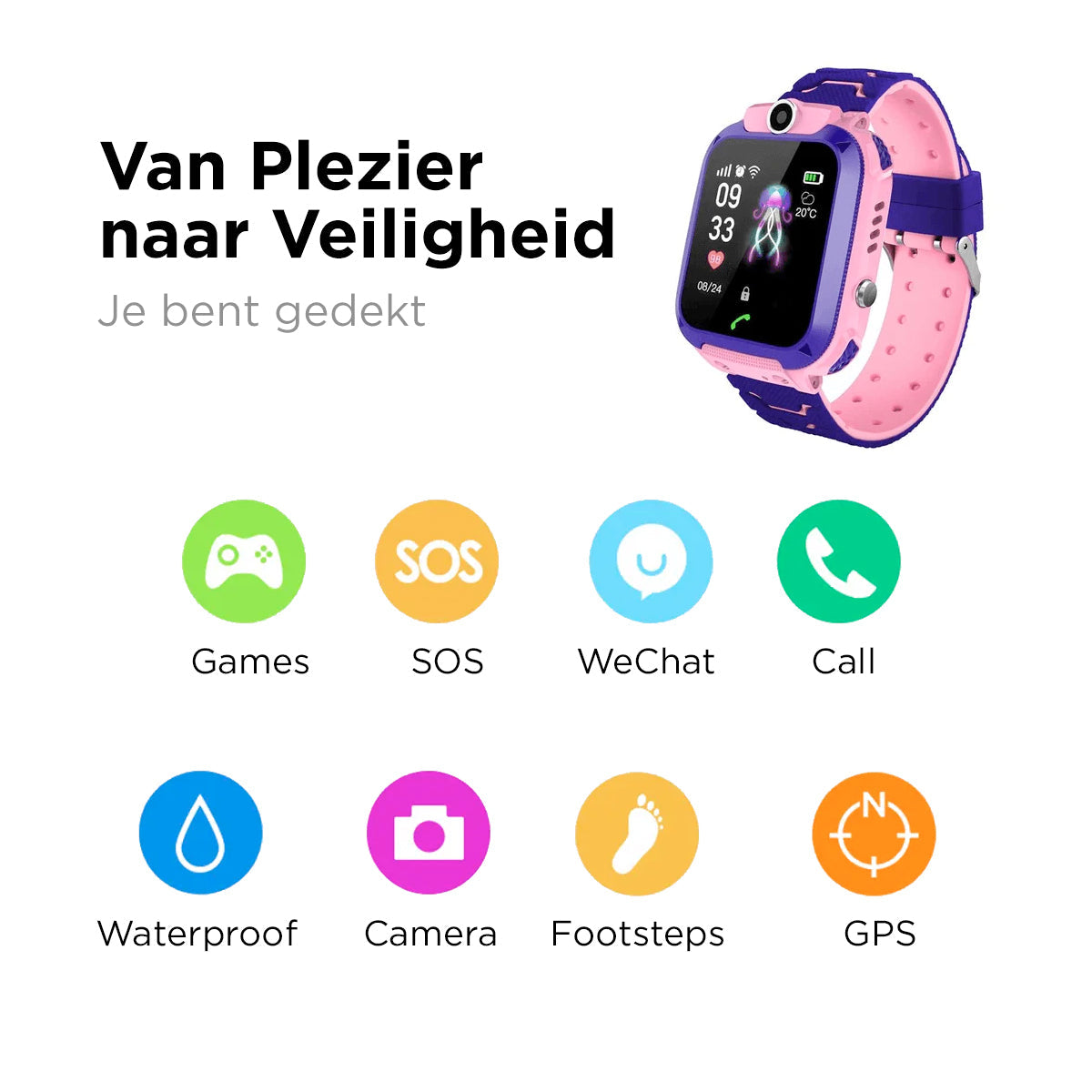 Innovatief Kinderhorloge - Slimme Technologie voor Jonge Ontdekkers - Maxy