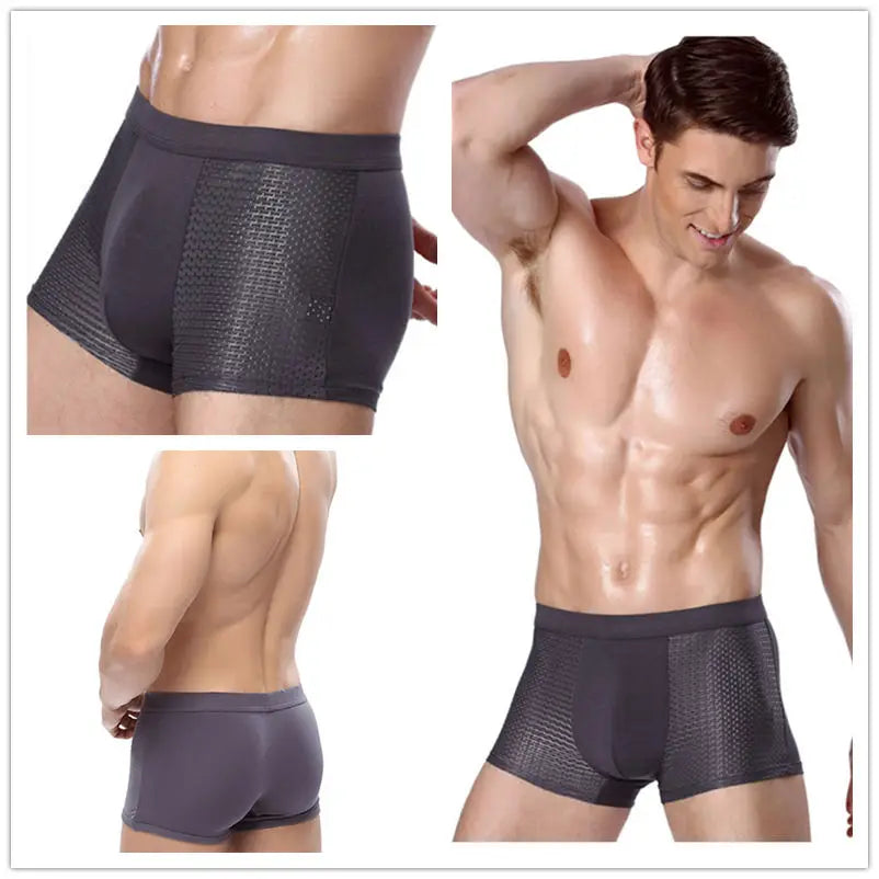 Ademende Mesh Boxershorts | 4-Pack met Elastische Tailleband & Koelend Comfort - Dann