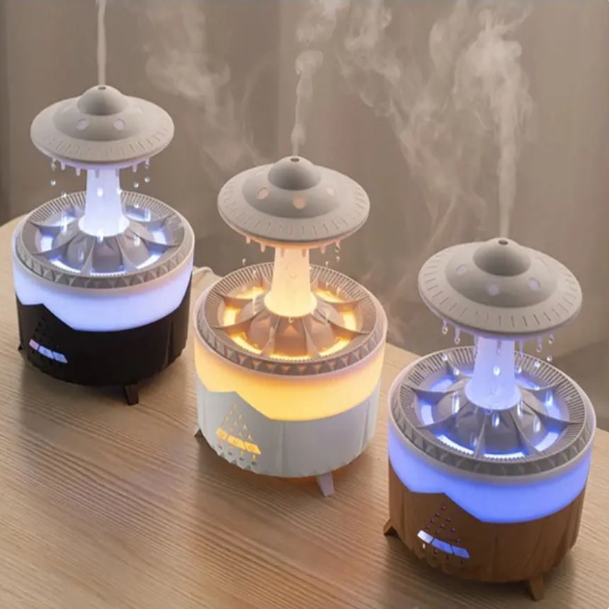 UFO Luchtbevochtiger | Ultrasone Aromatherapie Diffuser met Afstandsbediening - Grosven