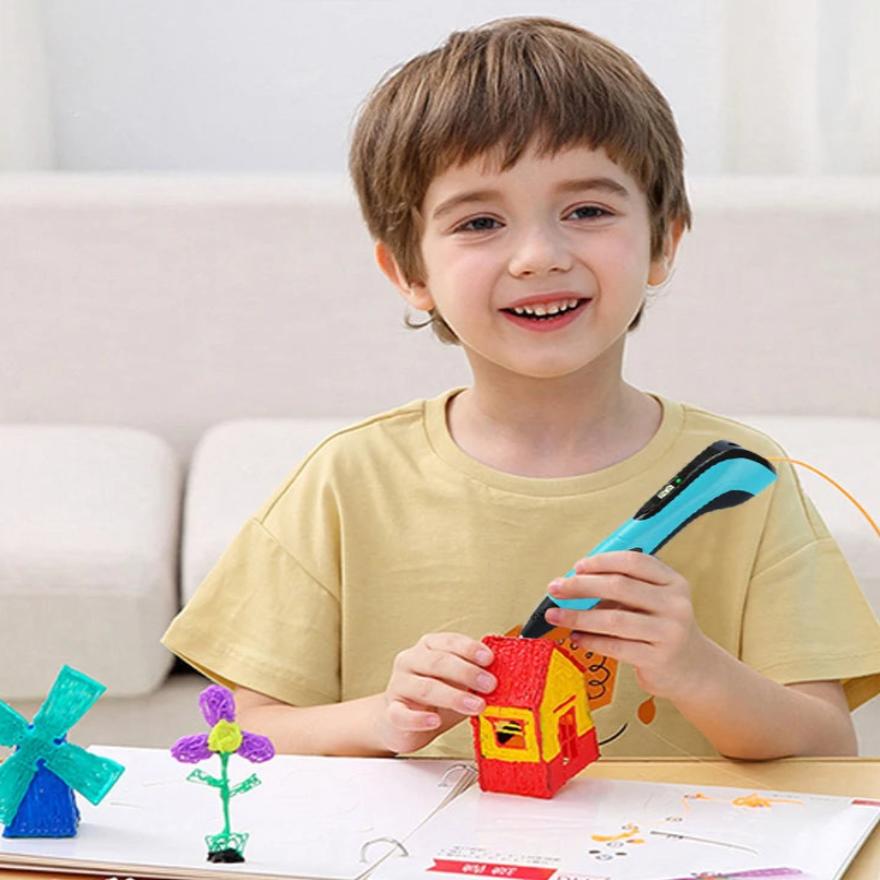 3D-Printpen Set voor Kinderen met PLA Filament en Opbergtas | Kerst en sinterklaasgeschenk - KidPrint