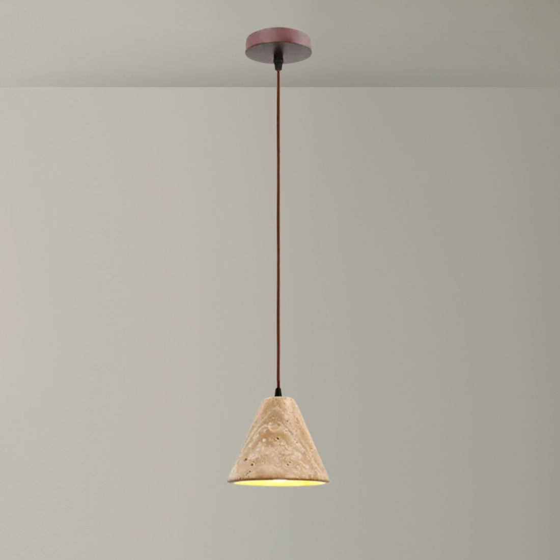 Moon Surface Pendant Light - Wabi Sabi Pendant Light