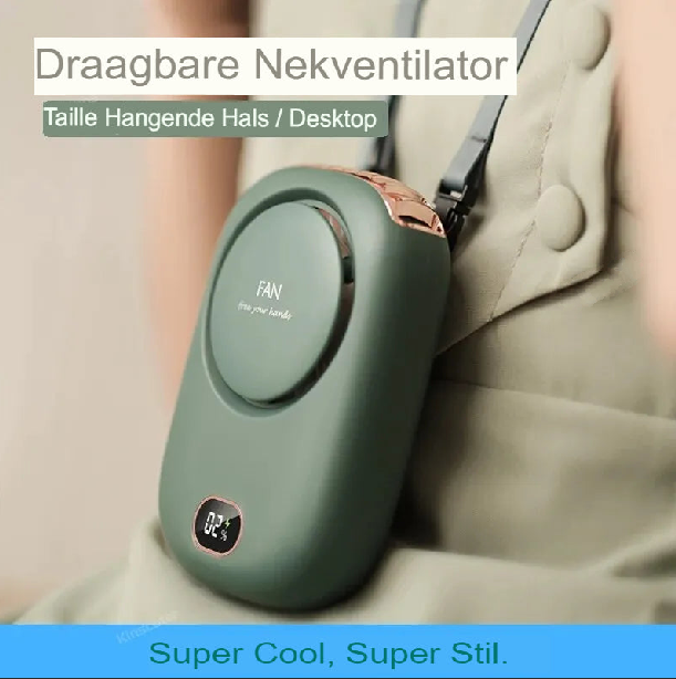 Draagbare Hangende Nek Miniventilator - PortaFan