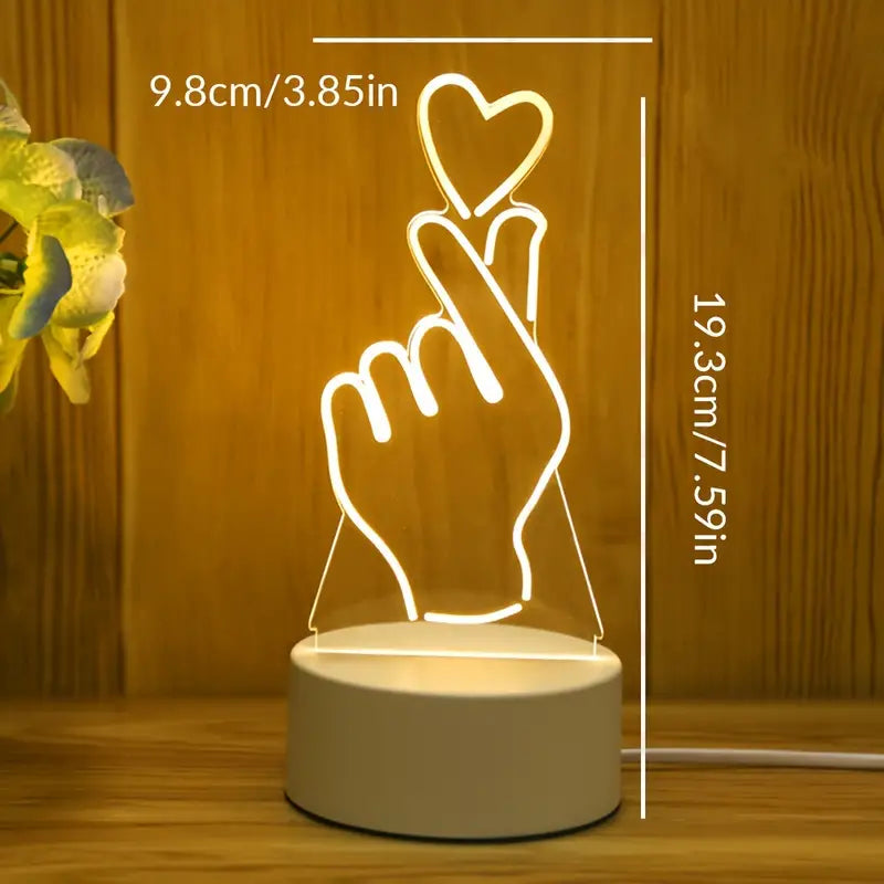 Saylor - 3D illusie LED lamp met motief