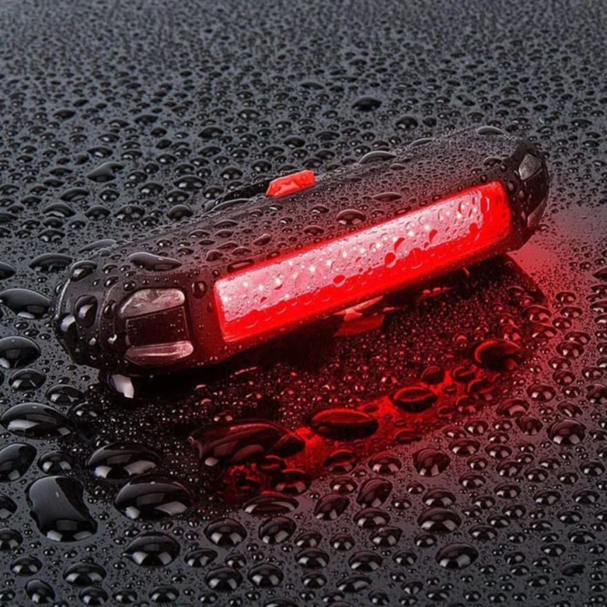 USB Oplaadbare Waterdichte Fiets Achterlicht | LED Veiligheidslamp voor Nachtfietsen - GlowTrail