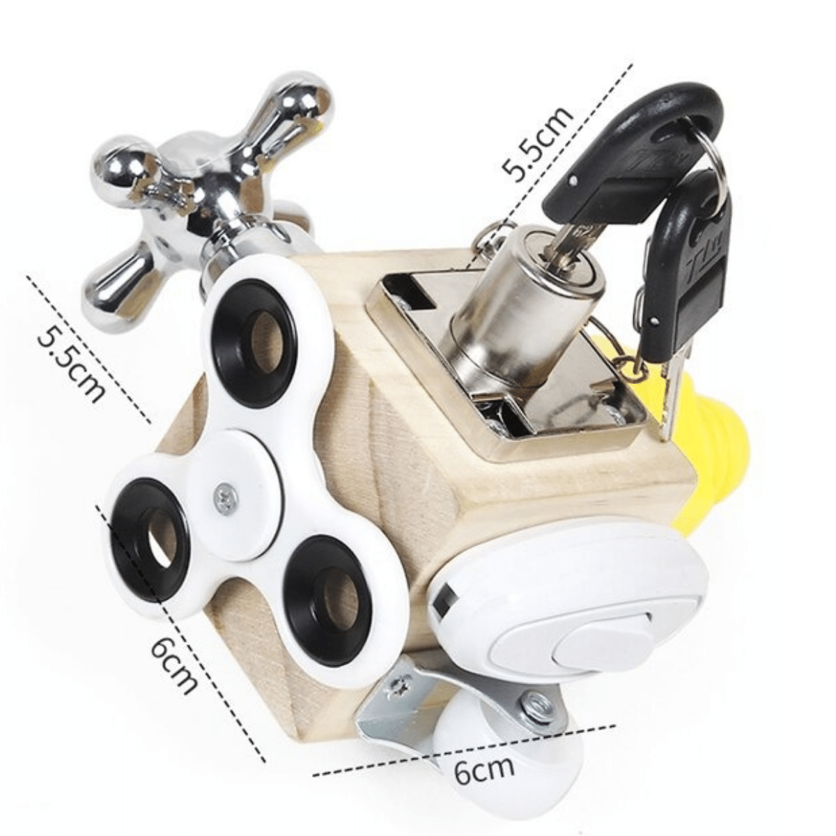 EducToys | Ontwikkel de handvaardigheid - Drukke kubus