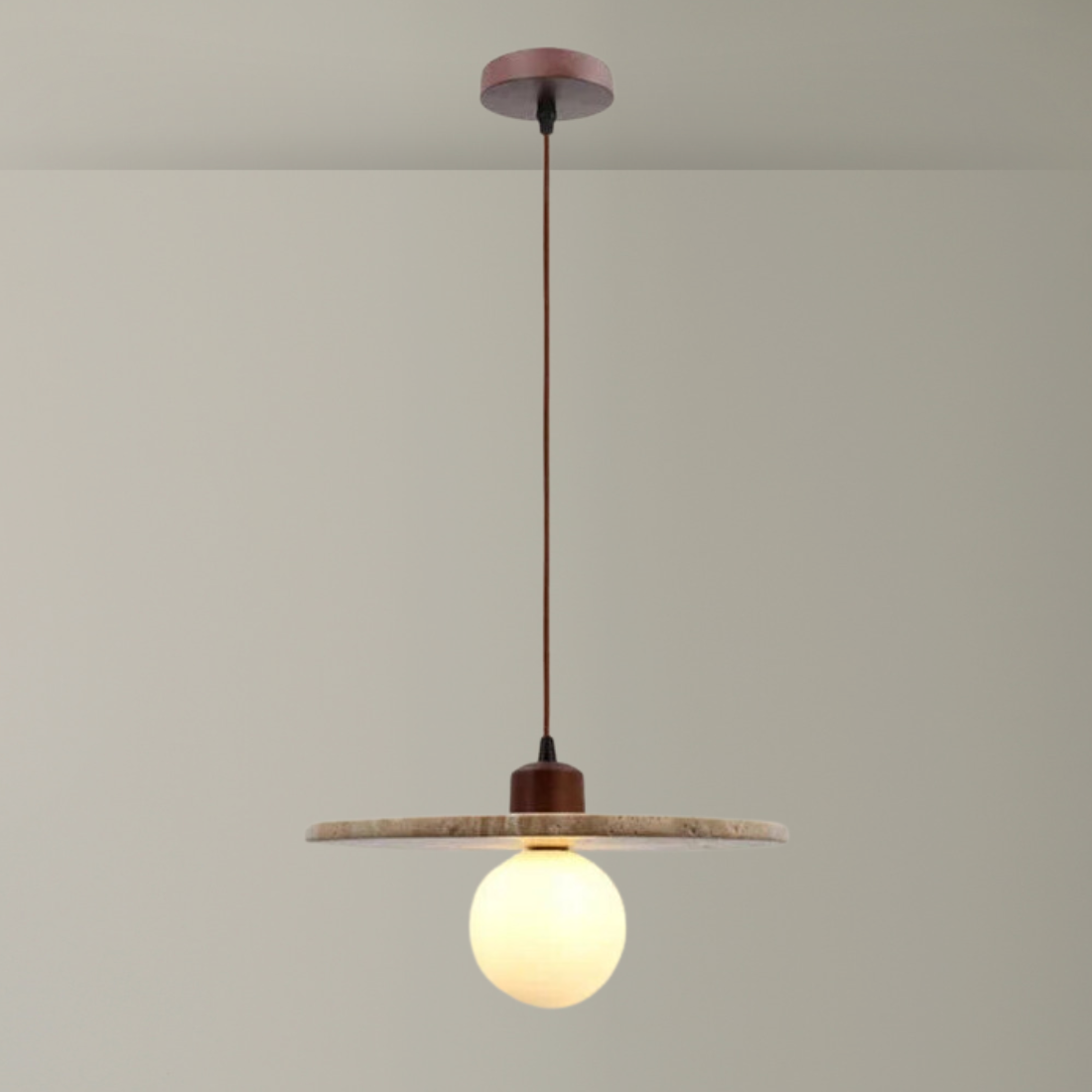 Moon Surface Pendant Light - Wabi Sabi Pendant Light