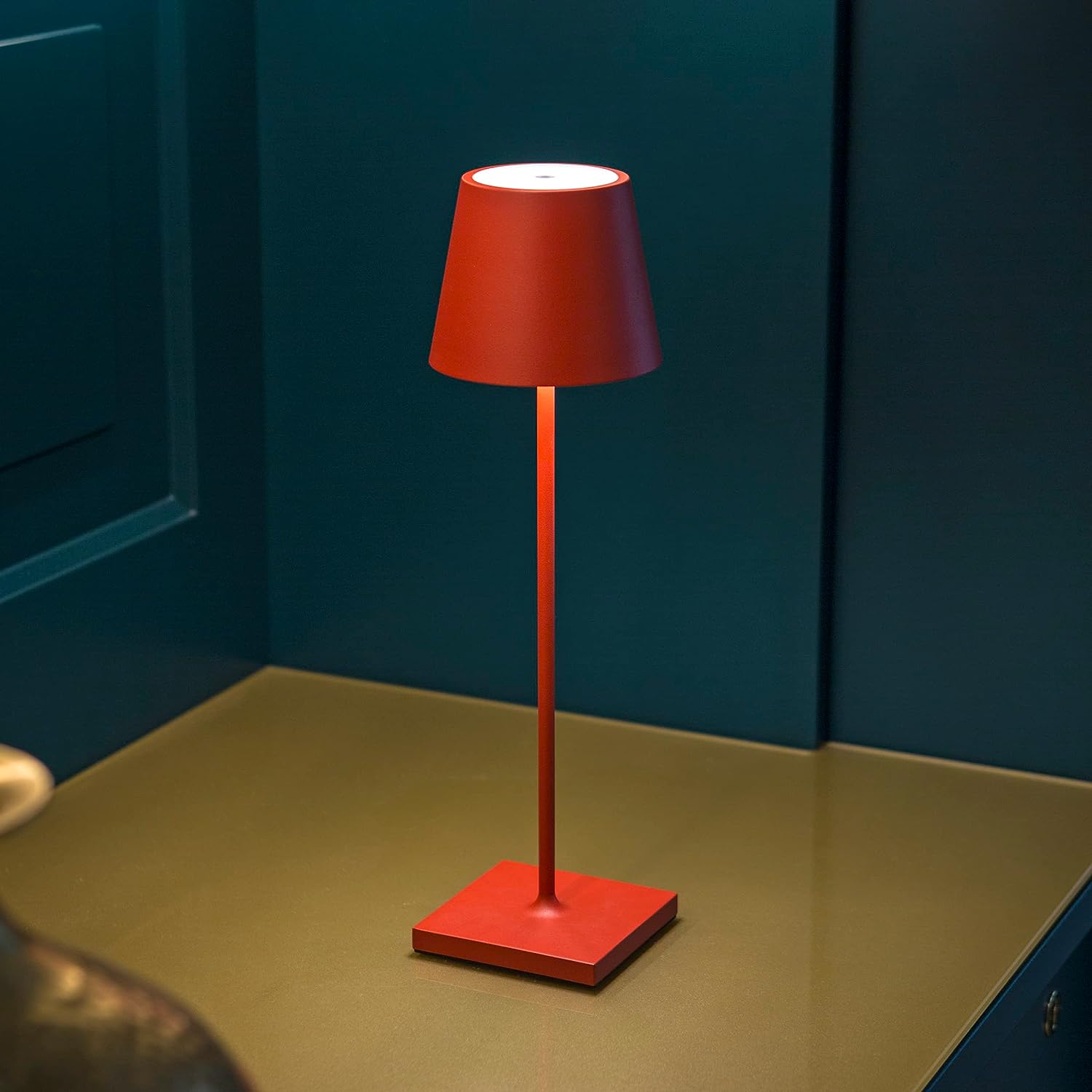 Dimbare Lange Tafellamp | Luxe design - Kleurenlamp