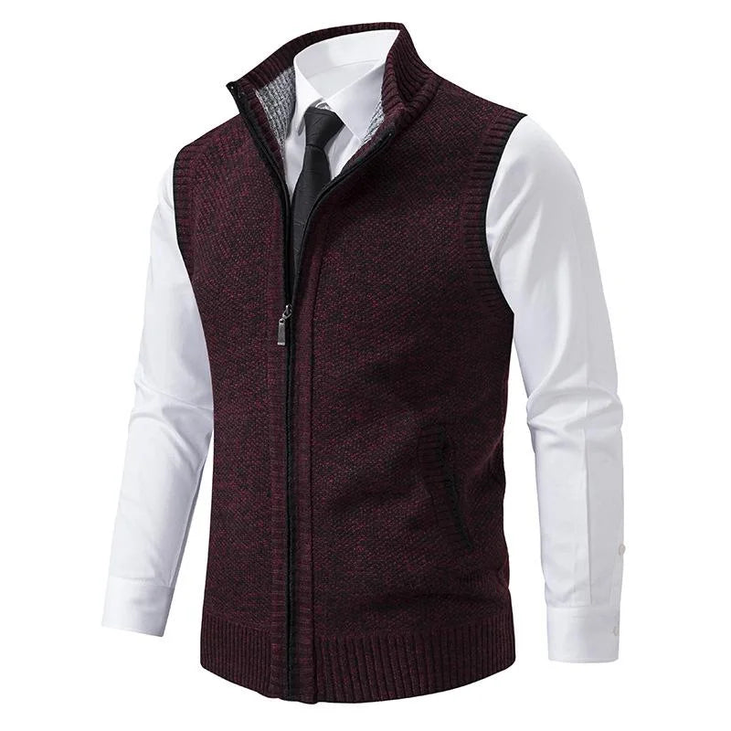 Gebreid Vest met Rits | Strakke Stijl Ontmoet Comfort - Kason