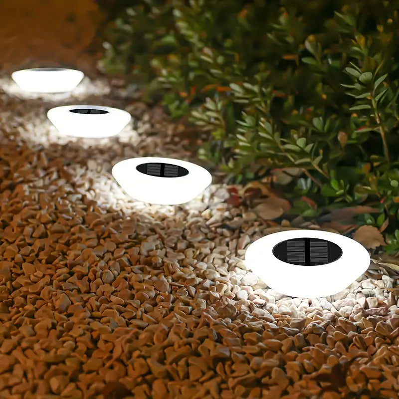 Luxe & Functionele Solar Grondlampen - 4 stuks | GardenGlow