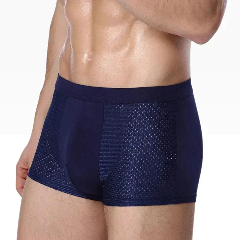 Ademende Mesh Boxershorts | 4-Pack met Elastische Tailleband & Koelend Comfort - Dann