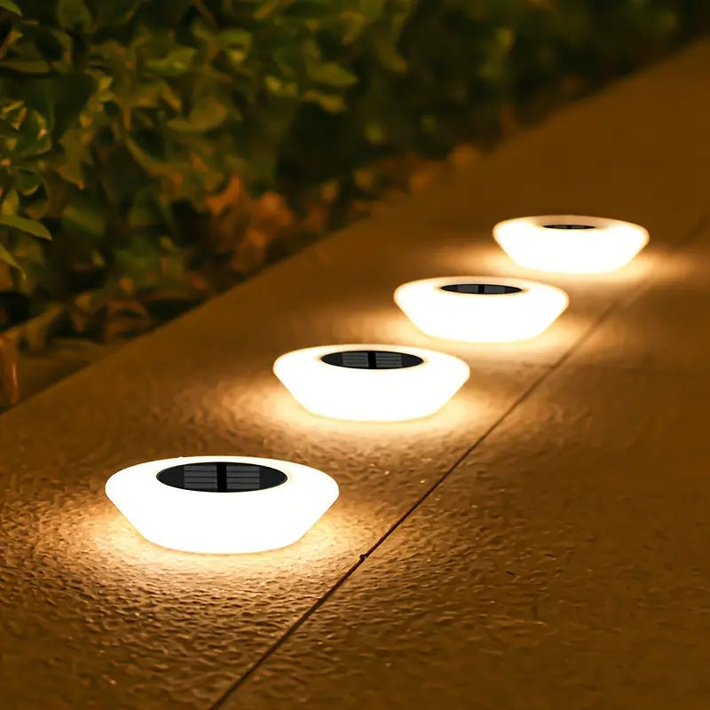 Luxe & Functionele Solar Grondlampen - 4 stuks | GardenGlow