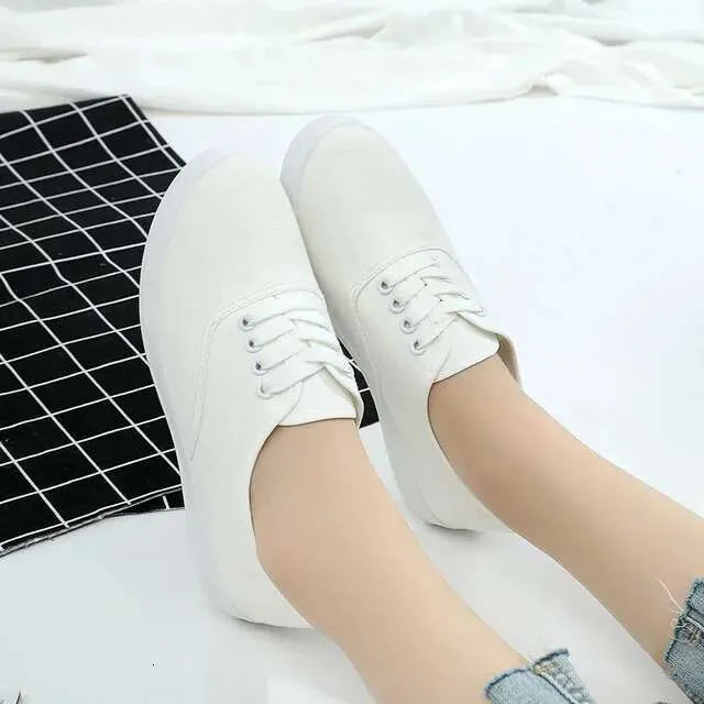 Ademende & Lichtgewicht Canvas Sneakers voor Dames - Jiarleas