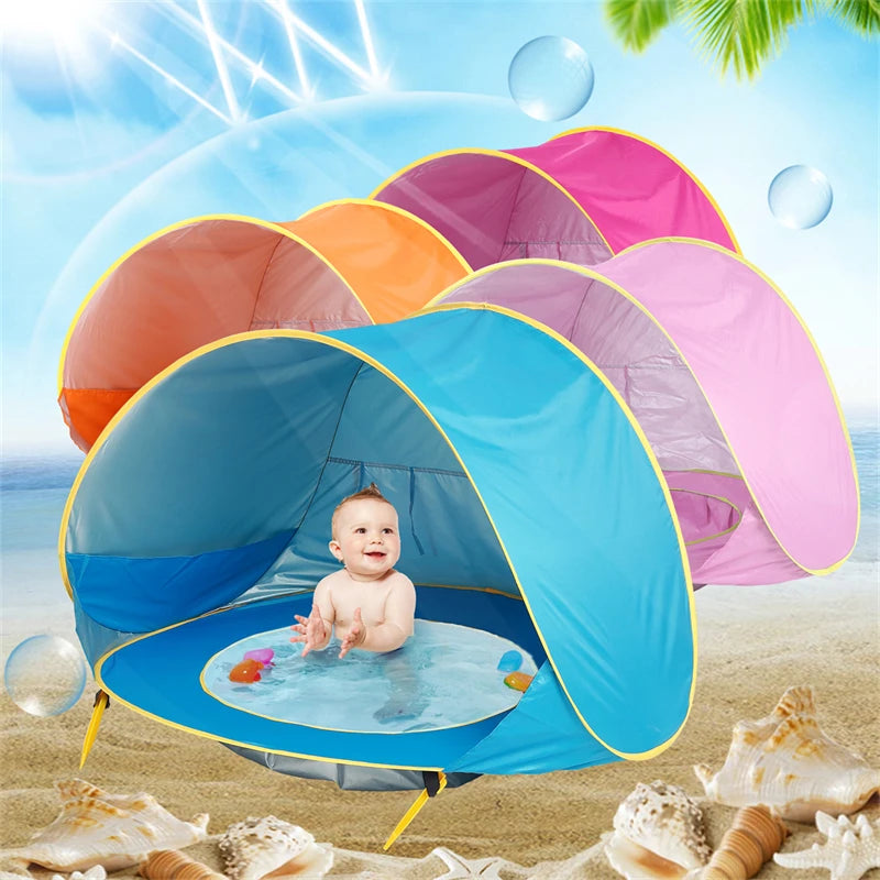 ZonSafe - Babystrandtent | Draagbare schaduw en UV-bescherming