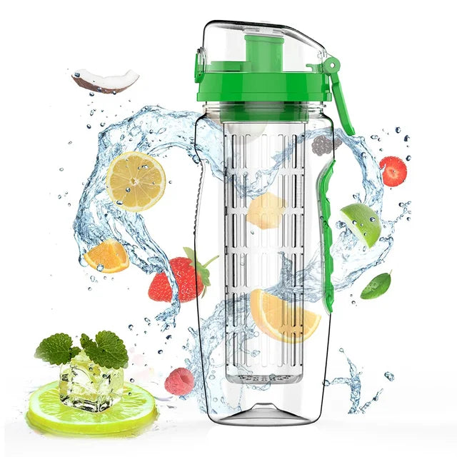 BPA-vrije waterfles met fruitinfuser - Botte