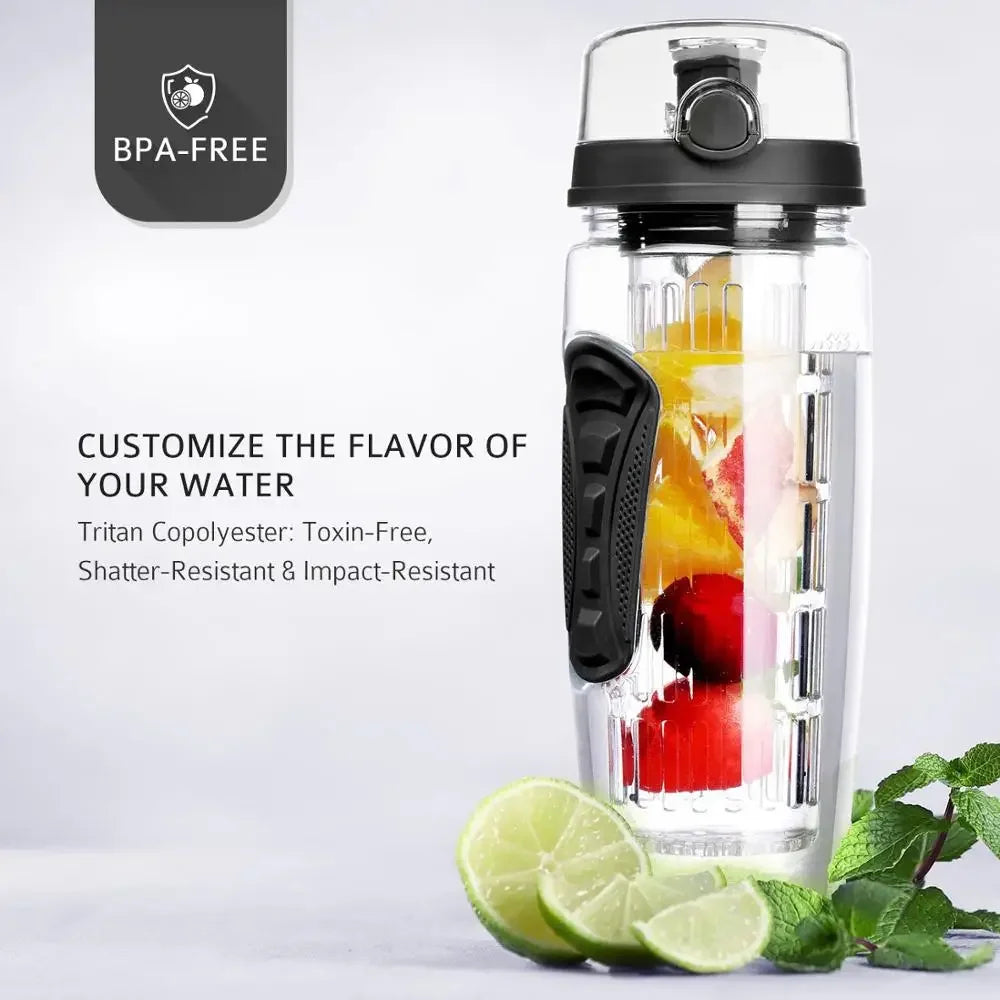 BPA-vrije waterfles met fruitinfuser - Botte