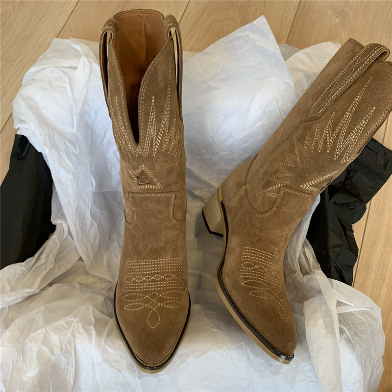 Ember Western Cowboylaarzen voor dames | Tijdloze elegantie en comfort - Hemar