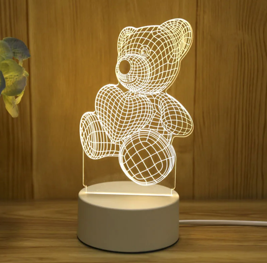 Saylor - 3D illusie LED lamp met motief