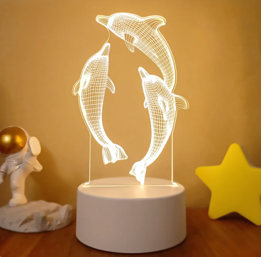 Saylor - 3D illusie LED lamp met motief