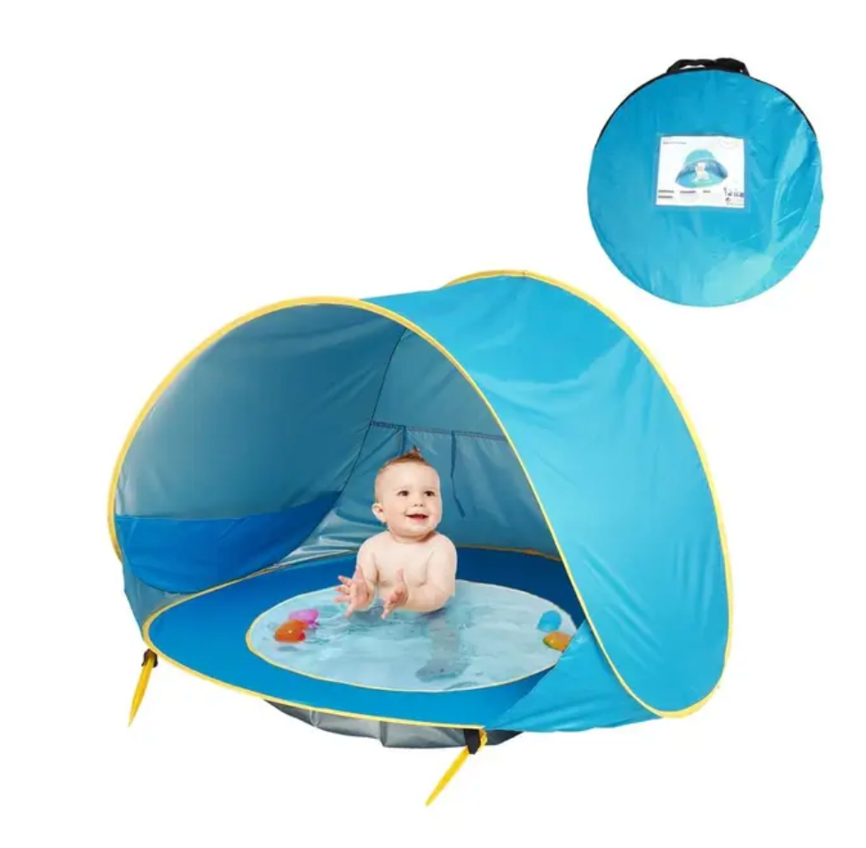 ZonSafe - Babystrandtent | Draagbare schaduw en UV-bescherming