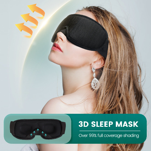 Dreampro | UltraComfort 3D Slaapmasker: Perfecte Duisternis