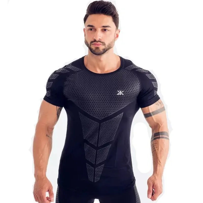 Sneldrogende Bodybuilding Werkout Sportshirt voor Mannen | Optimale Prestaties & Comfort - Kenn