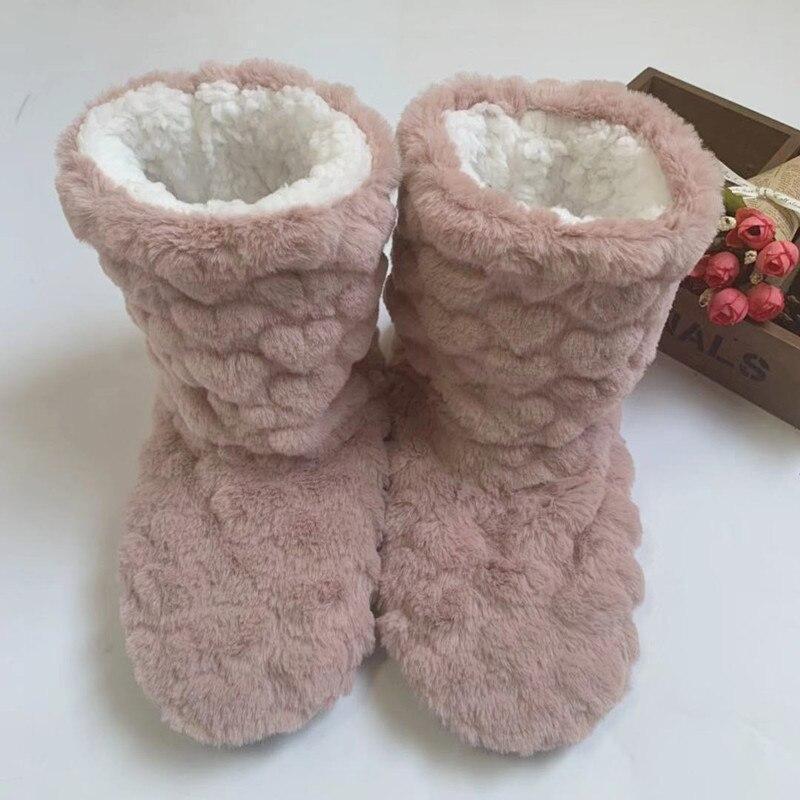 Hoge knusse teddy pantoffels  | Warm en zacht - Bary