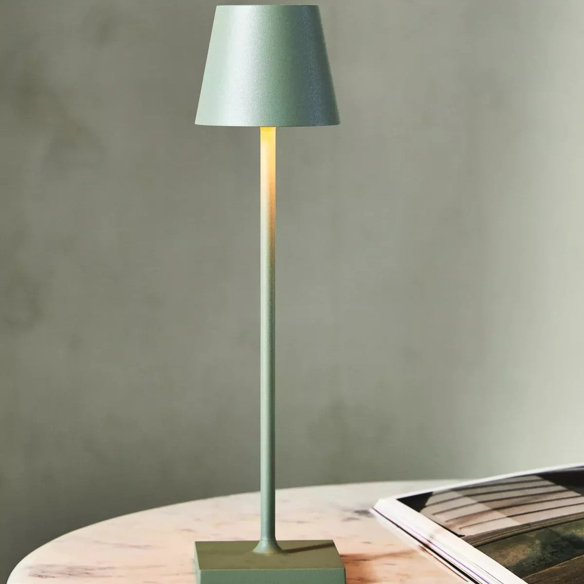 Dimbare Lange Tafellamp | Luxe design - Kleurenlamp