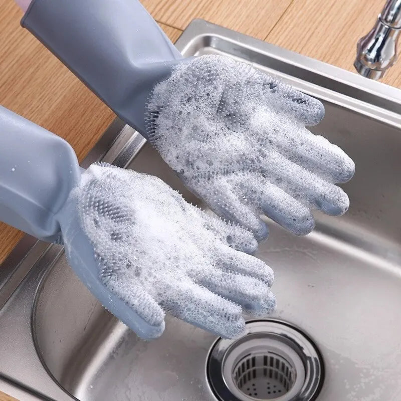 DishScrub | Makkelijk schoonmaken | Scrubhandschoenen