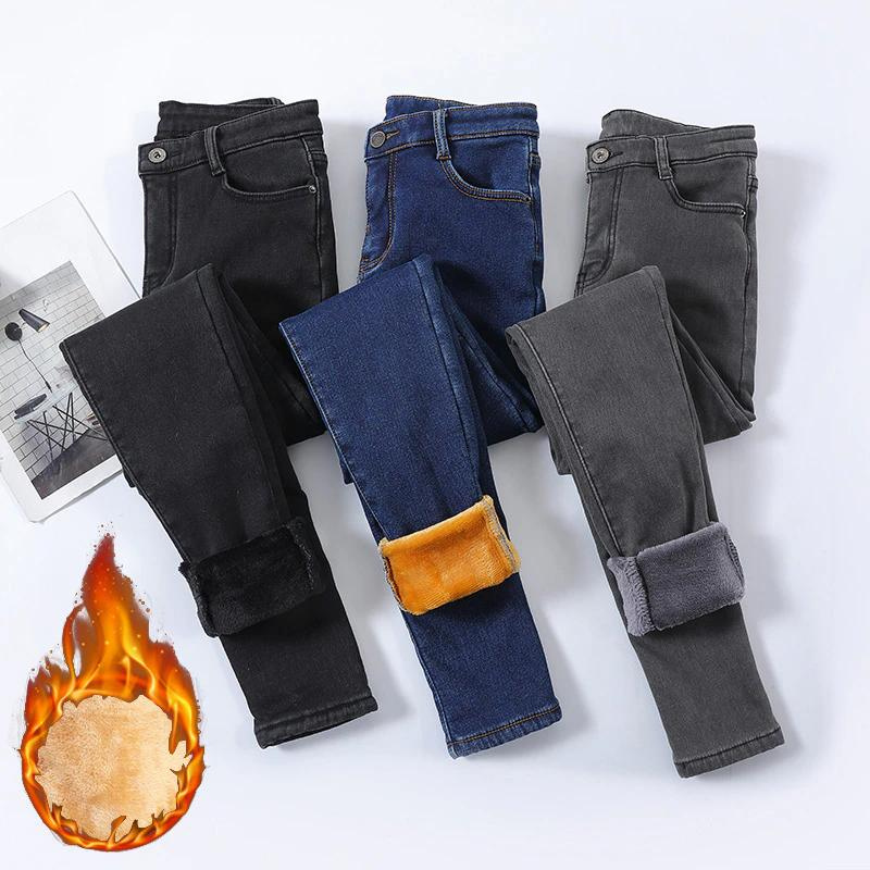 Thermo Skinny Jeans met Fleecevoering | Warmte en Stijl in Één - Zyrill