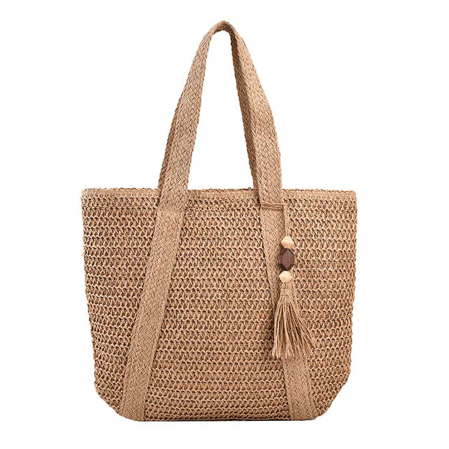 BoheTote | Weave Tote Zomer Strandtas | Vrouwelijke Bohemian Schoudertas