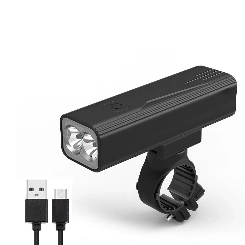 Regenbestendige USB Oplaadbare LED Fietslamp | Super Heldere Voor- & Achterlamp voor Veilig Fietsen in het Donker - SafeFlash