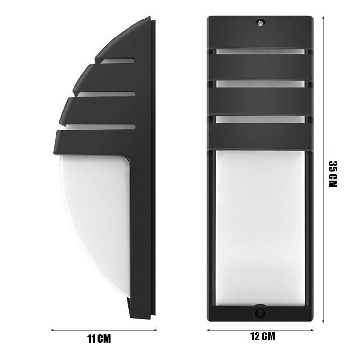 Quaid - Radar bewegingssensor Waterdichte LED buitenwandlamp